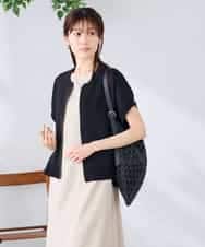 K2CGD16049 a.v.v(アー・ヴェ・ヴェ) 【UVカット】ジップベスト アイボリー