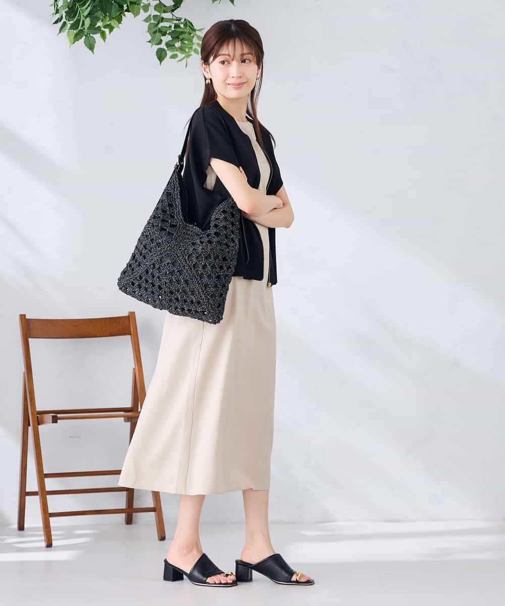 K2CGD16049 a.v.v(アー・ヴェ・ヴェ) 【UVカット】ジップベスト アイボリー