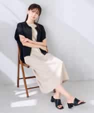 K2CGD16049 a.v.v(アー・ヴェ・ヴェ) 【UVカット】ジップベスト アイボリー