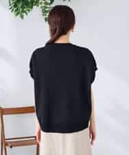 K2CGD16049 a.v.v(アー・ヴェ・ヴェ) 【UVカット】ジップベスト アイボリー