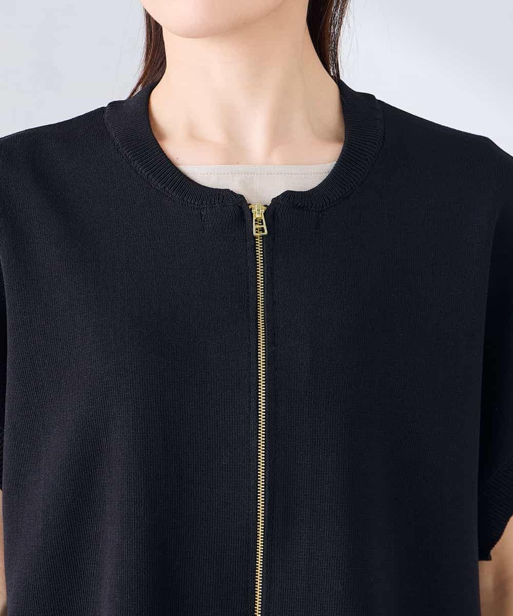 K2CGD16049 a.v.v(アー・ヴェ・ヴェ) 【UVカット】ジップベスト アイボリー