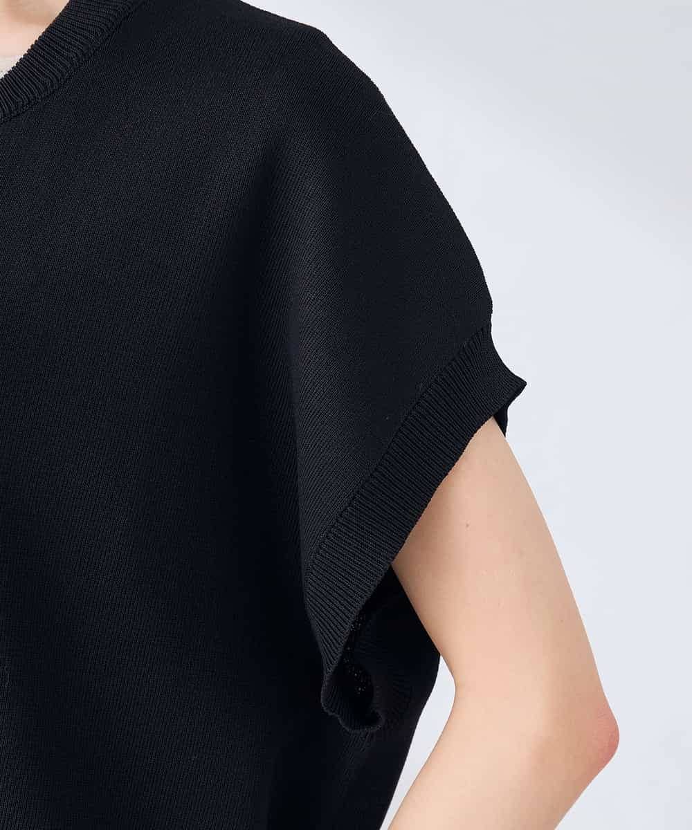 K2CGD16049 a.v.v(アー・ヴェ・ヴェ) 【UVカット】ジップベスト アイボリー