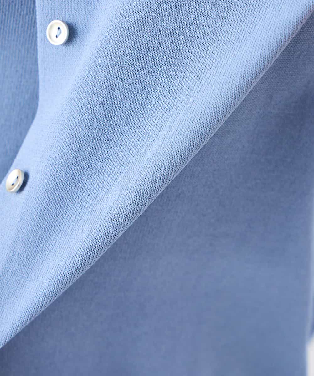 K2CGD20049 a.v.v(アー・ヴェ・ヴェ) クルーネックサマーカーディガン【洗える/接触冷感/UVカット】 グレージュ