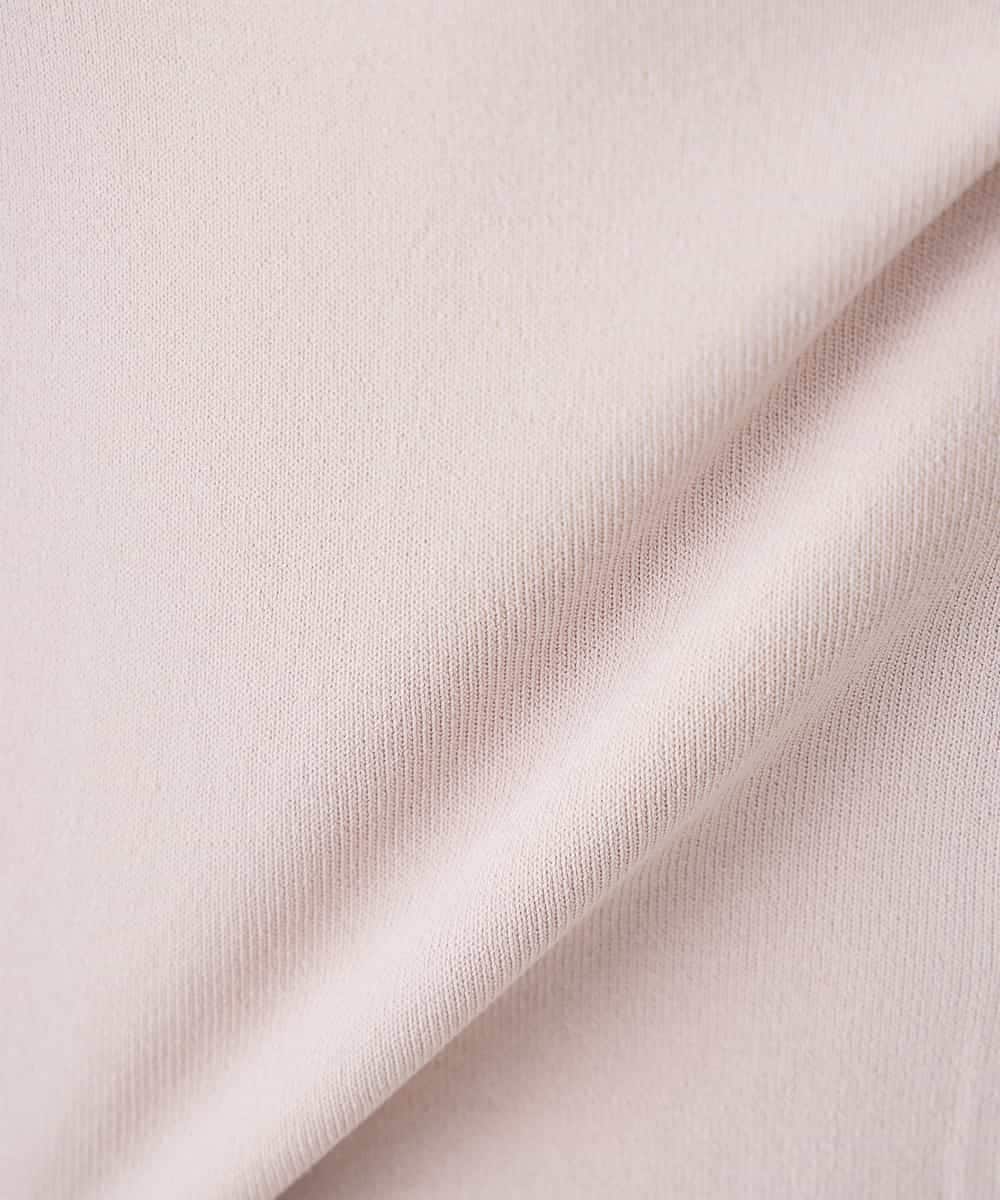 K2CGD20049 a.v.v(アー・ヴェ・ヴェ) クルーネックサマーカーディガン【洗える/接触冷感/UVカット】 グレージュ