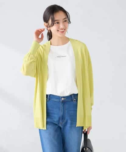 K2CGD22049 a.v.v 【UVカット/接触冷感】さらさらタッチトッパーカーディガン