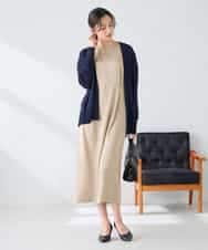 K2CGD22049 a.v.v(アー・ヴェ・ヴェ) 【UVカット/接触冷感】さらさらタッチトッパーカーディガン ライトイエロー