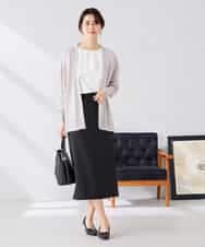 K2CGD22049 a.v.v(アー・ヴェ・ヴェ) 【UVカット/接触冷感】さらさらタッチトッパーカーディガン ライトイエロー