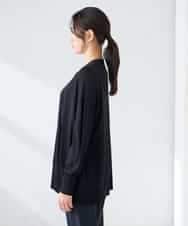 K2CGD22049 a.v.v(アー・ヴェ・ヴェ) 【UVカット/接触冷感】さらさらタッチトッパーカーディガン ライトイエロー