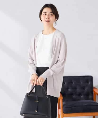 K2CGD22049 a.v.v 【UVカット/接触冷感】さらさらタッチトッパーカーディガン