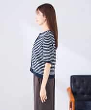 K2CHD23059 a.v.v(アー・ヴェ・ヴェ) ラメキーネックカーディガン アイボリー