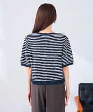 K2CHD23059 a.v.v(アー・ヴェ・ヴェ) ラメキーネックカーディガン アイボリー