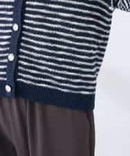 K2CHD23059 a.v.v(アー・ヴェ・ヴェ) ラメキーネックカーディガン アイボリー