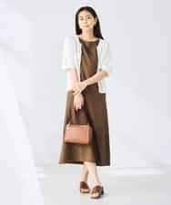 K2CHD23059 a.v.v(アー・ヴェ・ヴェ) ラメキーネックカーディガン アイボリー