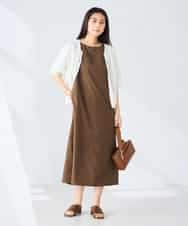 K2CHD23059 a.v.v(アー・ヴェ・ヴェ) ラメキーネックカーディガン アイボリー