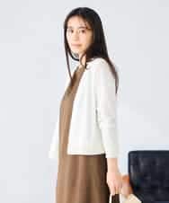 K2CHD30054 a.v.v(アー・ヴェ・ヴェ) シアーラメトッパーカーディガン アイボリー