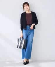 K2CHD30054 a.v.v(アー・ヴェ・ヴェ) シアーラメトッパーカーディガン アイボリー