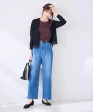 K2CHD30054 a.v.v(アー・ヴェ・ヴェ) シアーラメトッパーカーディガン アイボリー