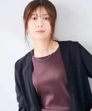 K2CHD30054 a.v.v(アー・ヴェ・ヴェ) シアーラメトッパーカーディガン アイボリー