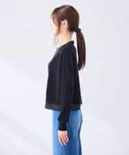 K2CHD30054 a.v.v(アー・ヴェ・ヴェ) シアーラメトッパーカーディガン アイボリー