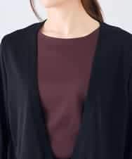 K2CHD30054 a.v.v(アー・ヴェ・ヴェ) シアーラメトッパーカーディガン アイボリー