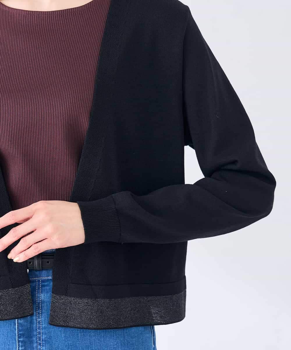 K2CHD30054 a.v.v(アー・ヴェ・ヴェ) シアーラメトッパーカーディガン アイボリー