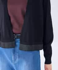 K2CHD30054 a.v.v(アー・ヴェ・ヴェ) シアーラメトッパーカーディガン アイボリー