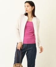K2CHP21039 a.v.v(アー・ヴェ・ヴェ) 衿付きシャーリングシャツ ブラック