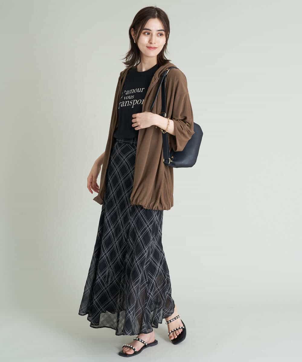 K2CHS35044 a.v.v(アー・ヴェ・ヴェ) シアージップパーカー アイボリー