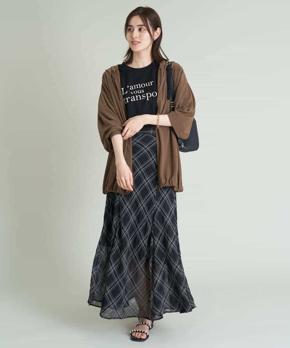 K2CHS35044 a.v.v(アー・ヴェ・ヴェ) シアージップパーカー アイボリー