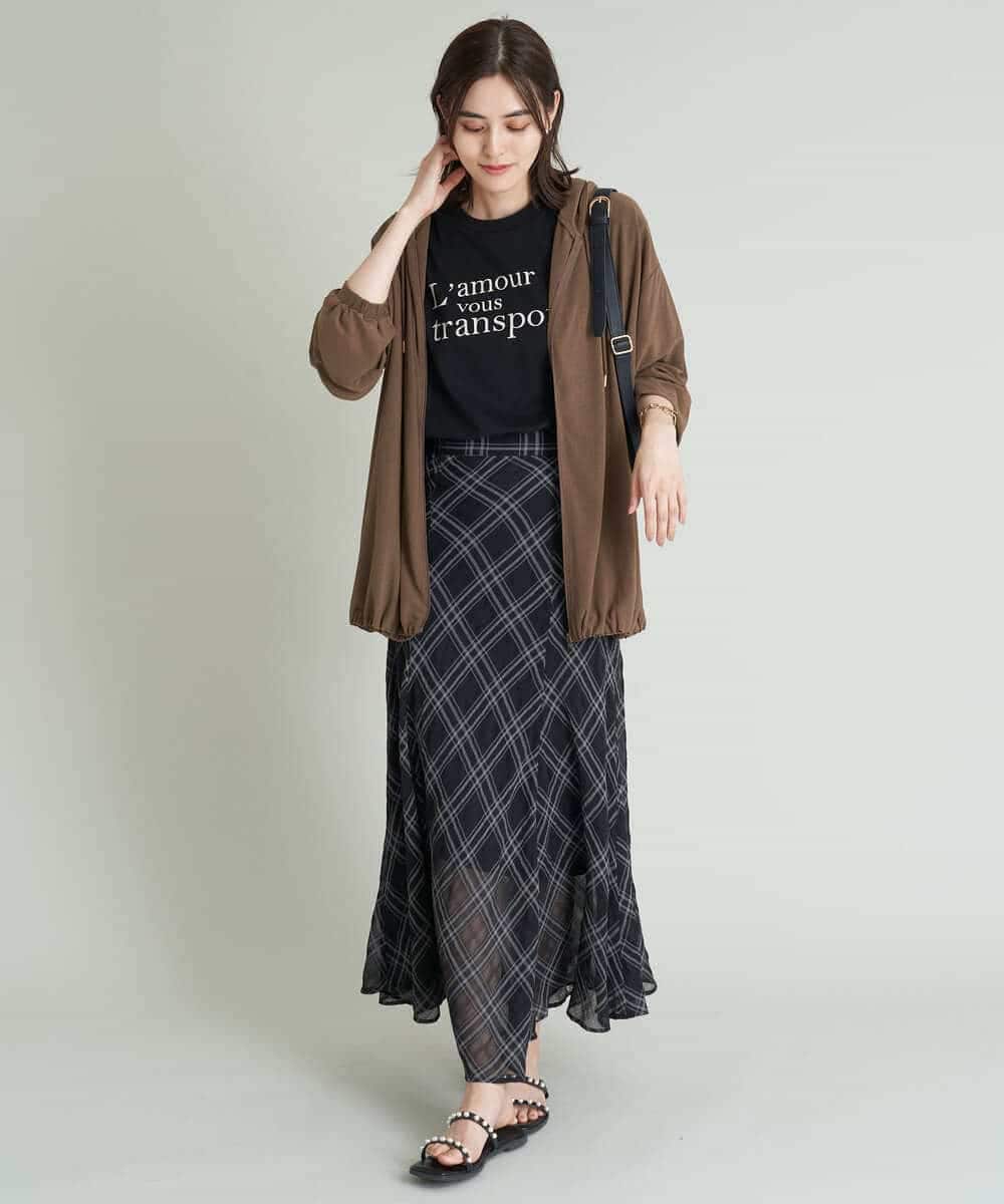 K2CHS35044 a.v.v(アー・ヴェ・ヴェ) シアージップパーカー アイボリー