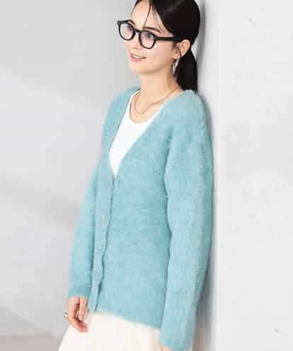K2CKA70049 a.v.v 【WEB限定】Vネックシャギーニットカーディガン