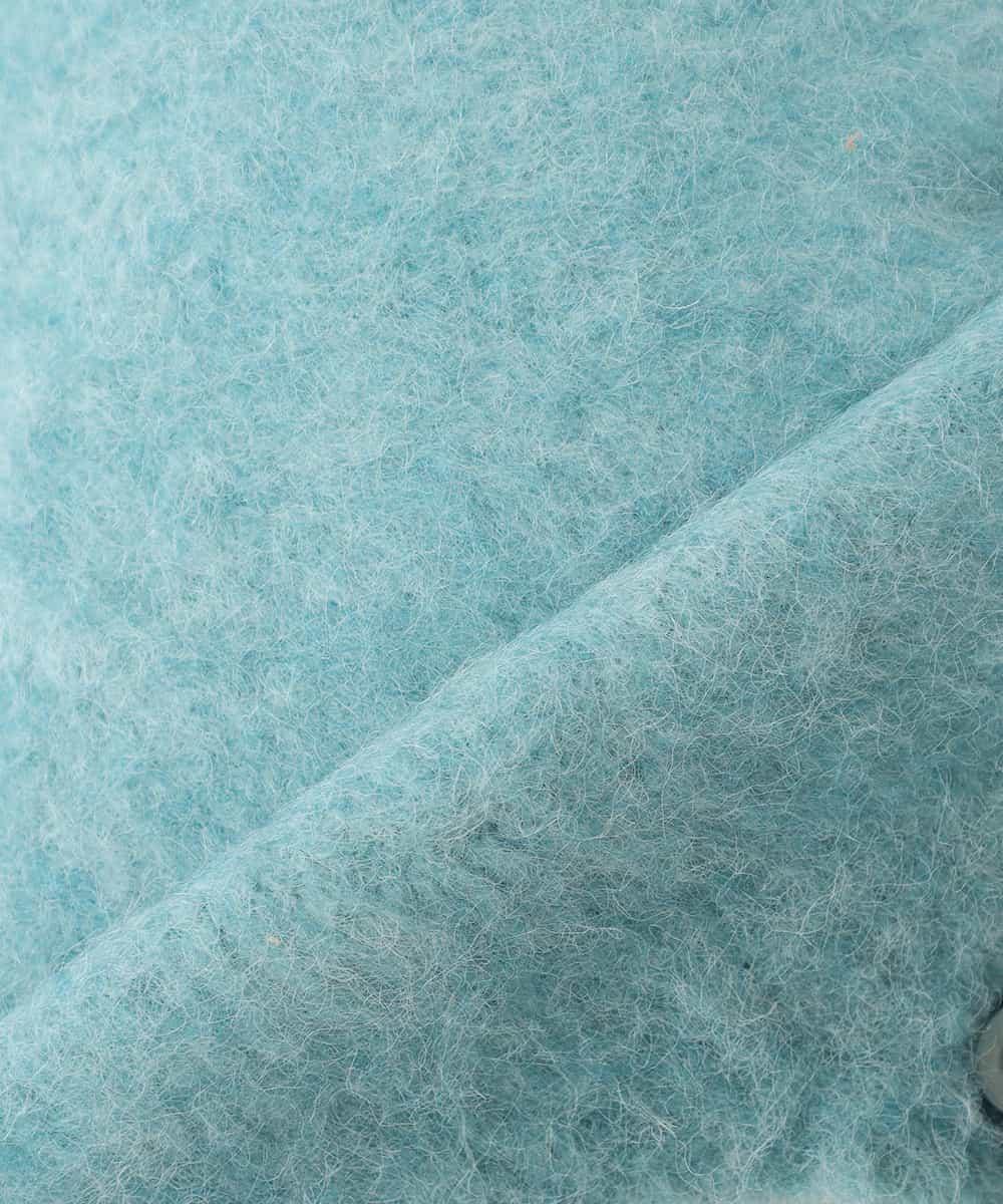 K2CKA70049 a.v.v(アー・ヴェ・ヴェ) 【WEB限定】Vネックシャギーニットカーディガン ライトブルー