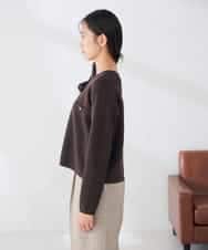 K2CKD01064 a.v.v(アー・ヴェ・ヴェ) ミラノリブ ニット ジャケット レッド
