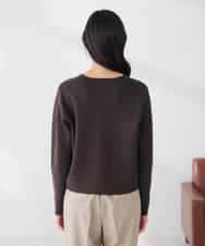 K2CKD01064 a.v.v(アー・ヴェ・ヴェ) ミラノリブ ニット ジャケット レッド