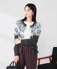 K2CLA15059 a.v.v(アー・ヴェ・ヴェ) 【2WAY】フェアアイルニットカーディガン グレー