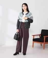 K2CLA15059 a.v.v(アー・ヴェ・ヴェ) 【2WAY】フェアアイルニットカーディガン グレー