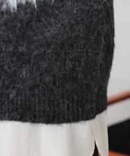 K2CLA15059 a.v.v(アー・ヴェ・ヴェ) 【2WAY】フェアアイルニットカーディガン グレー