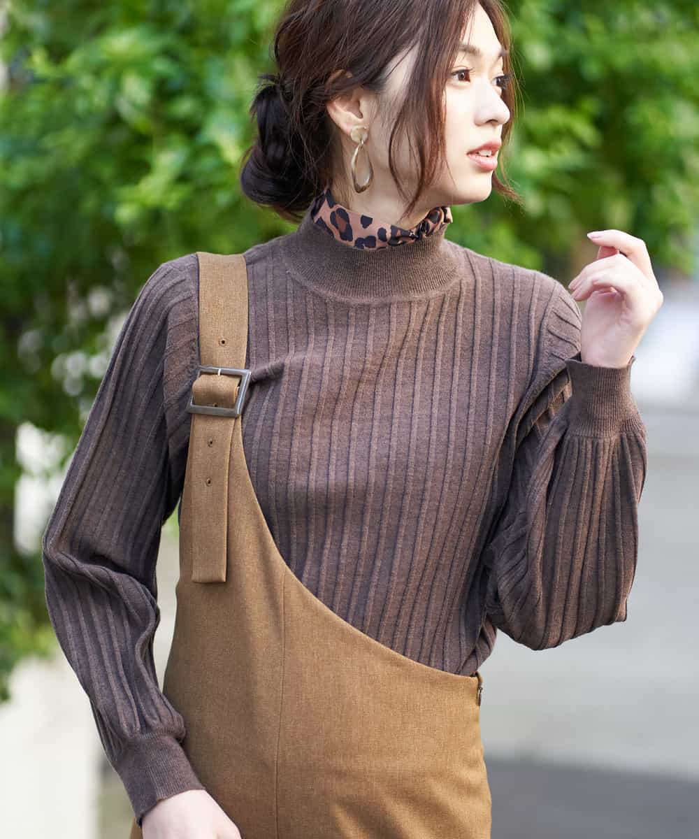 K2EAJ13079 a.v.v(アー・ヴェ・ヴェ) ワンショルダーサロペット ベージュ