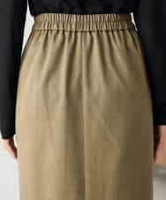 K2EBD11109 a.v.v(アー・ヴェ・ヴェ) 【2SET】ペプラムジレ×ナロースカート モカ