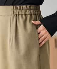 K2EBD11109 a.v.v(アー・ヴェ・ヴェ) 【2SET】ペプラムジレ×ナロースカート モカ