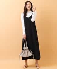 A V V アー ヴェ ヴェ 麻調キャミワンピース 無地 イトキンオンラインストア