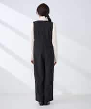 K2EFD06099 a.v.v(アー・ヴェ・ヴェ) スクエアネックオールインワン ブラック