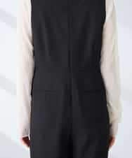 K2EFD06099 a.v.v(アー・ヴェ・ヴェ) スクエアネックオールインワン ブラック