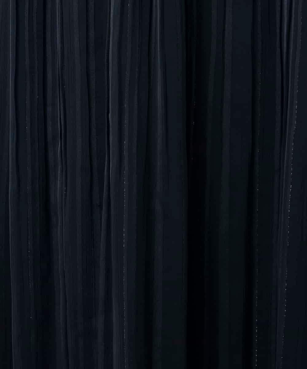 K2EFD12109 a.v.v(アー・ヴェ・ヴェ) ランダムプリーツワンピース ネイビー