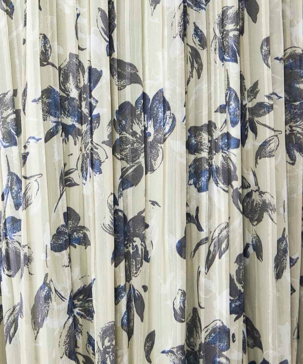 K2EFD12109 a.v.v(アー・ヴェ・ヴェ) ランダムプリーツワンピース ネイビー