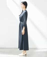 K2EGA11109 a.v.v(アー・ヴェ・ヴェ) カシュクールワンピース ネイビー