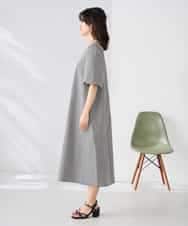 K2EGD01089 a.v.v(アー・ヴェ・ヴェ) ソフトサッカーパフスリーブワンピース ブルー