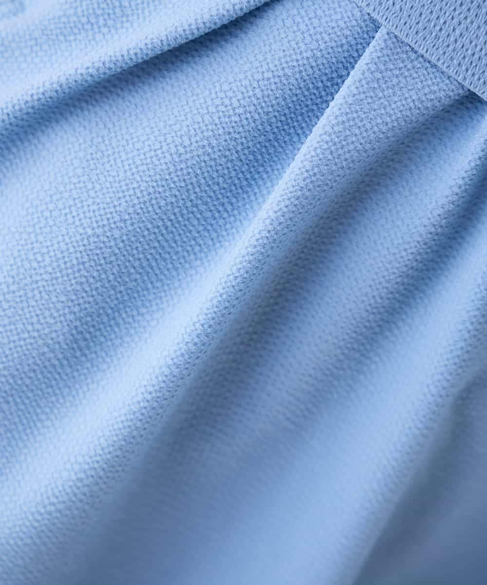 K2EGD01089 a.v.v(アー・ヴェ・ヴェ) ソフトサッカーパフスリーブワンピース ブルー