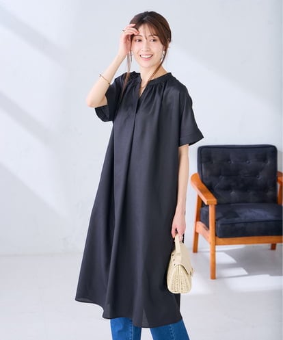 K2EGD08099 a.v.v 【洗える】スキッパーワンピース