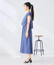 K2EGD09089 a.v.v(アー・ヴェ・ヴェ) 【微撥水】ナイロンドッキングワンピース カーキ